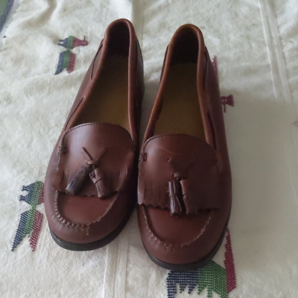 G.H. Bass & Co. Brown Jackie Tassel Loafers